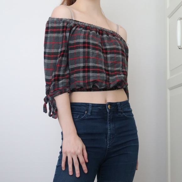 Plaid crop top - Picture 2 of 3